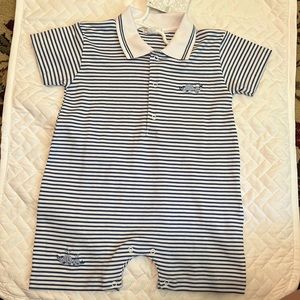 Boutique baby boy shorts romper